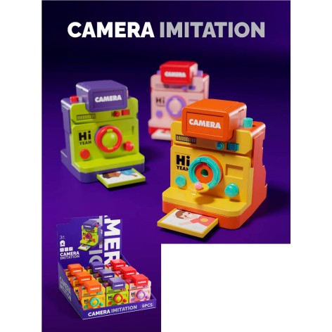 Фотоапарат 10см, рухливі деталі, (3 кольори) /8/72/9шт в кор. 25,5-10,5-27,5см