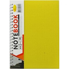 Блокнот А5, 80 л., Желтый