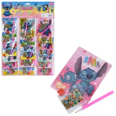 Набір для творчості LS, алмазна мозаїка/діамантова мозаїка, картинка 13-10см, у п/е, (мікс видів) 20шт на листі, 37-53-1,5см /80