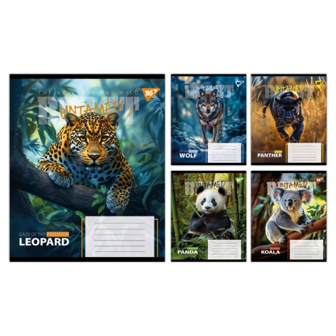 А5/60 кл. Yes The wild, зошит учнівський загальний, ціна за 10 шт. //