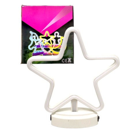 Лампа-нічник дитяча Led "Зірочка-контур" 23*20см, USB