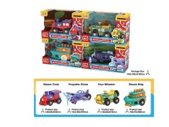 Машинка 4 види, розбирається, викрутка, кор, мікс видів 