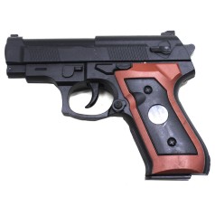 Пистолет пластиковый на пульках (14 см)