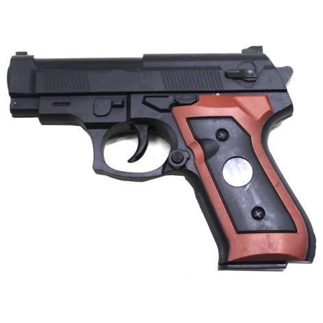 Пистолет пластиковый на пульках (14 см)