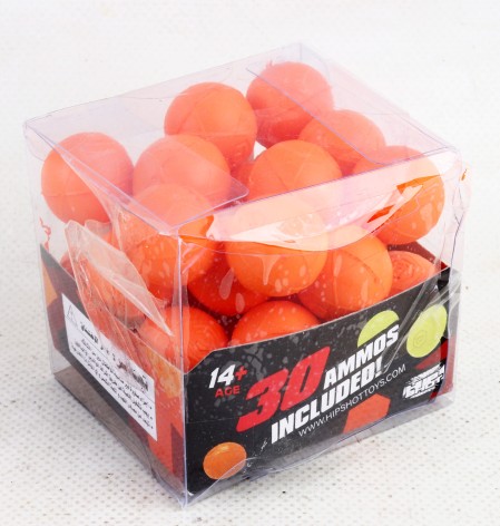 УЦЕНКА 30% Пулі FJ8030 кульки м'які 2,2см. 30шт. кор.7,5*6,5*7