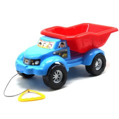 Самоскид-каталка Челленджер блакитний+червоний