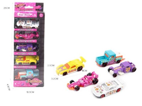 Набір машин 5 штук у кор. 