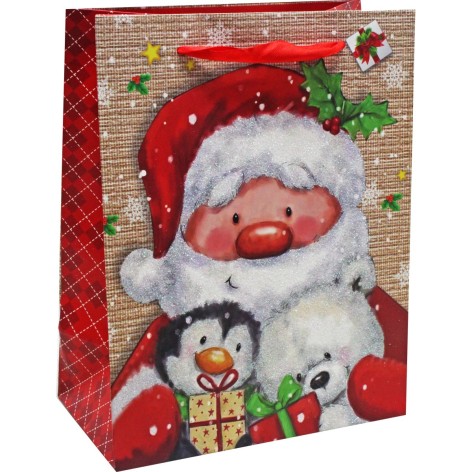 Пакет "Плюшевый Новый год" (178х98х229 мм.), ВИД 3