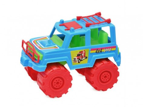 Машинка игрушечная Джип цветной 21х12х13,5 см КВ