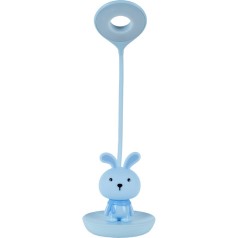 Настільна лампа LED з акумулятором Bunny, блакитний