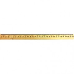 Лінійка дерев'яна 30 см (шовкографія) 10 шт. в уп.