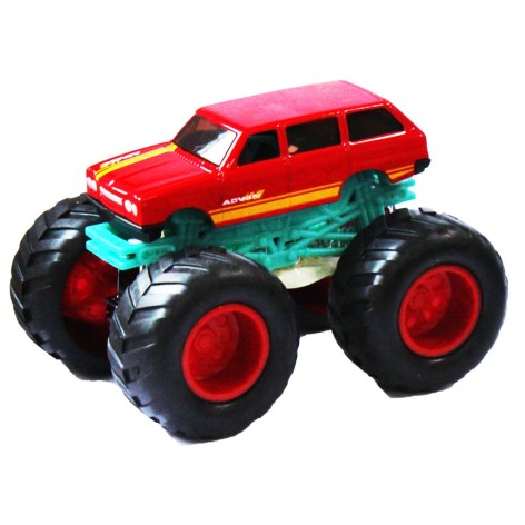 Машинка металева червона