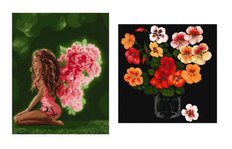 Набір для розпису по номерах.40х50 та 40х40