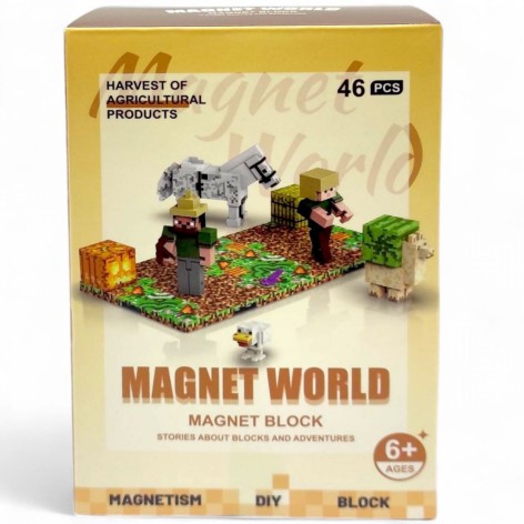 Конструктор магнитный "МАЙНКРАФТ" (ВИД 4)