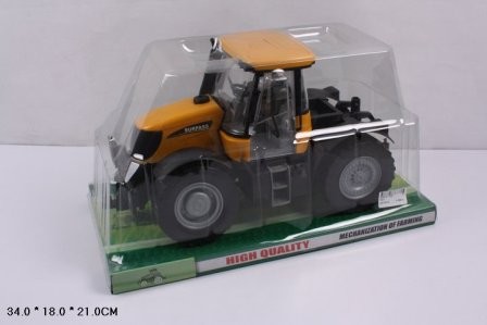 Трактор игрушечный 7011 инерционный 2 цвета пластик 39,5*21*22