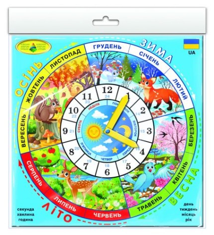 Гра "Вивчаємо час" (укр)