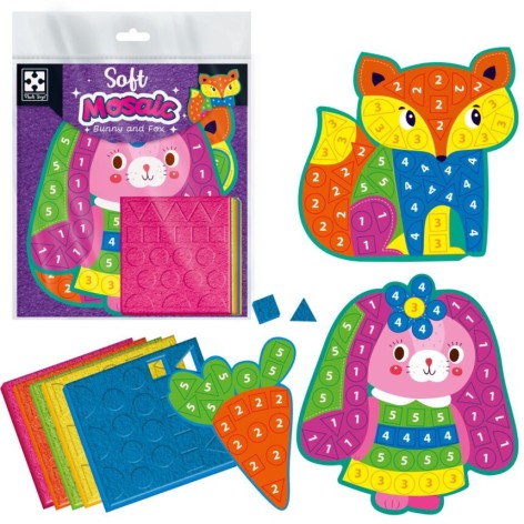 Набор для творчества со плюшевой мозаикой Vladi Toys 