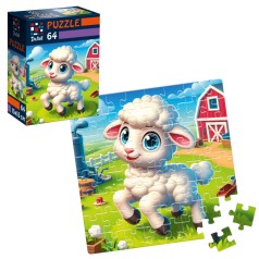 Пазл De.tail Спритна овечка 64 деталі (DT1234-22)