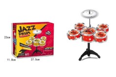 Барабанна установка розмір: 37х24х47 см, 5 барабанів, 2 палички, 1 металевий диск, в кор. /24-2/