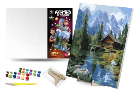 Набор для раскраски по номерам Qbee 