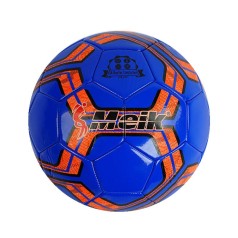 Мяч футбольный вес 300-320 грамм, мягкий PVC, резиновый баллон, размер №5 Синий
