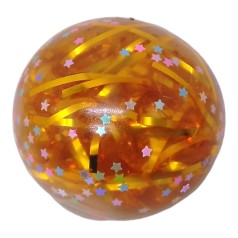 Антистресс с конфетти Шар золотой