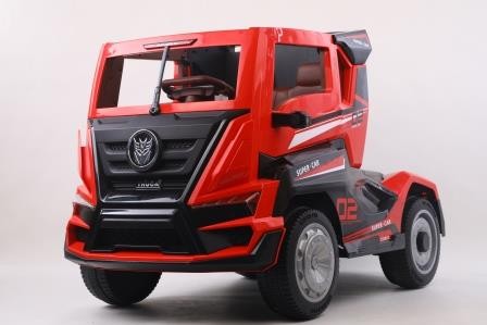Электромобиль детский T-7315 EVA Red грузовик на Bluetooth 2.4G на радиоуправлении 12V7AH мотор 2*45W с MP3 128*70*75.5