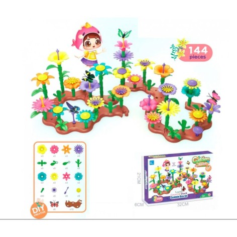 Конструктор Garden Building квіти 144 дет