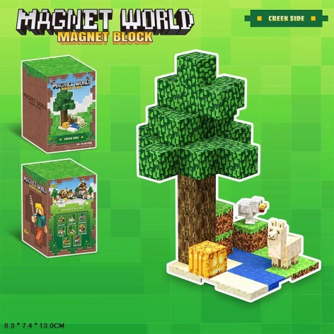 Іграшковий набір магнітний, з магнітними тваринами, кор. 8,3*7,4*13см 