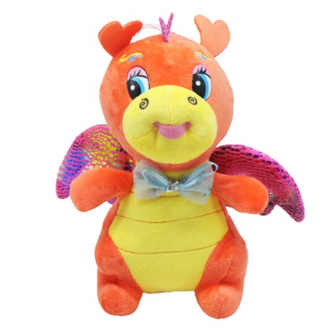 Мягкая игрушка "Дракошка" (оранжевый)