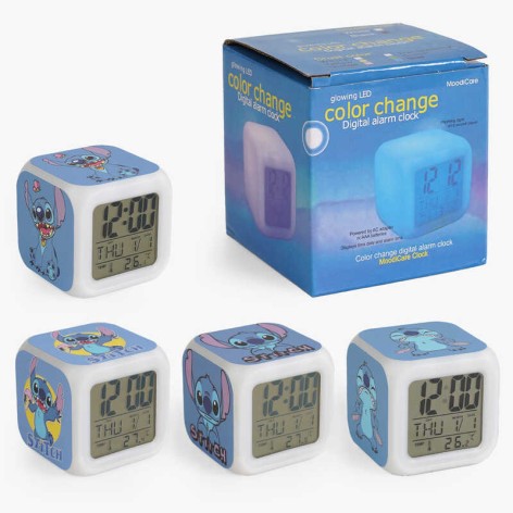 Годинник з будильником Stich 