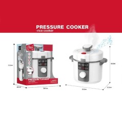 Игрушечная мультиварка белая с подсветкой и звуками