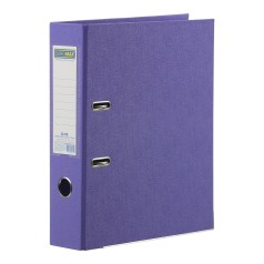 Папка реєстратор ELITE двостороння А4 70/75 мм фіолетова