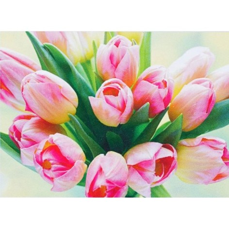 Алмазна мозаїка “Тюльпани”, 20х30 см, в коробці