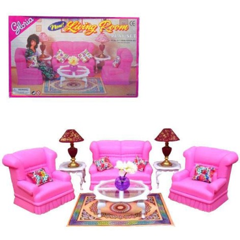 Мебель кукольная Глория Гостинная, в коробке 31х20х8
