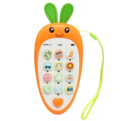 Телефон мобільний зайченя помаранчевий