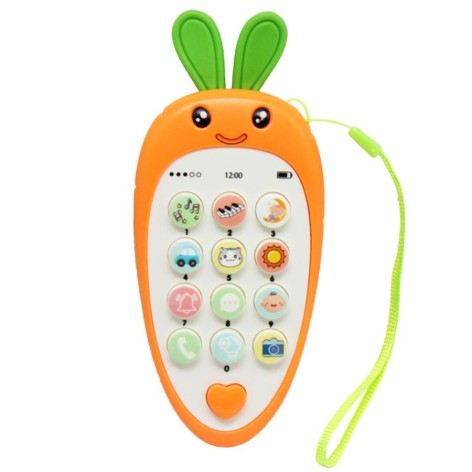 Телефон мобільний зайченя помаранчевий