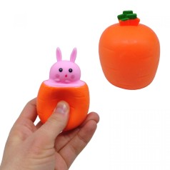 Игра антистресс Зайчик розовый