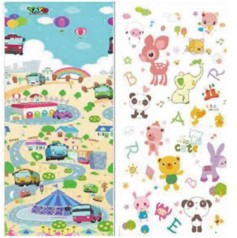 Коврик игровой (термо) 2-х сторонний EVA 180х200х0.8 см, в сумке