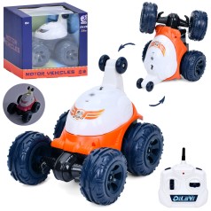 Р/К машинка 2,4G, 18см, трюкова, пара/дім, світло, гумові колеса, 2 кольори, на бат-ці, кор-ці, 21,5-20,5-17,5см 