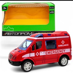 Машина металева "Автопром. Газель" (червона)