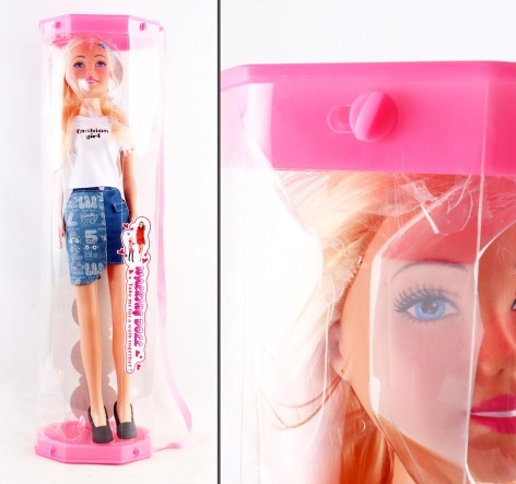 УЦЕНКА 20% Лялька DEFA ростова, 80см, 4види, в колбі, 24-83-16см