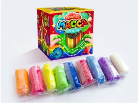 Масса для лепки "Master Do", 9 цветов по 20 г