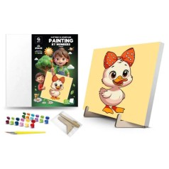 Набір для розпису по номерах "Качечка" 25х25 см