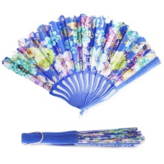 Віяло гіпюрове, синє