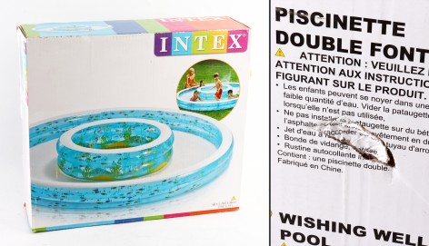 УЦІНКА 20% Басейн дитячий подвійний з фонтаном 279*36см 