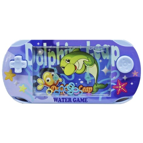 Игра водная с кругами животного голубая