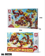 Конструктор NINJAGO LB68236 (568+ ДЕТАЛІВ) 48*30*7см //