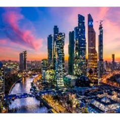 Алмазна мозаїка за номерами 40*50 "Мегаполіс" 70839_BGLE