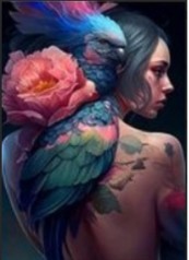 Набор для творчества алмазная картина Женская гармония с природой Strateg размером 40х50 см (SK88224)